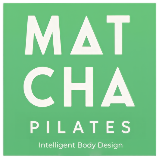 Matcha Pilates green square brand mark